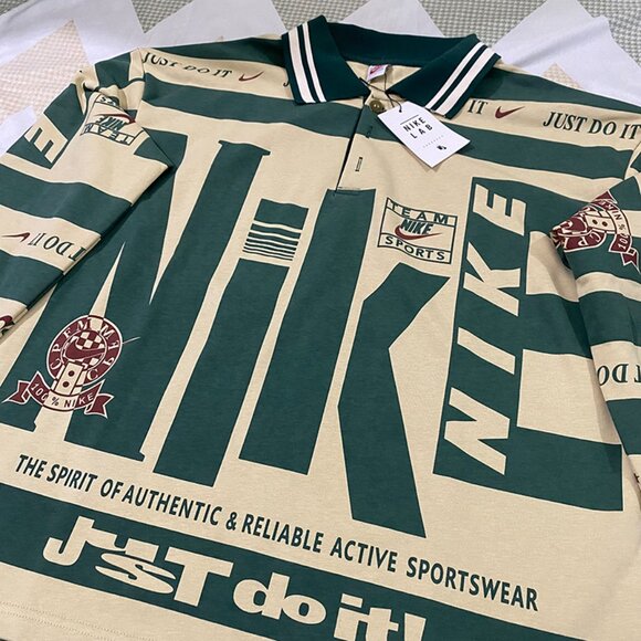 Nike Lab Series Striped Long-Sleeve Polo Shirt - Picture 5 of 10